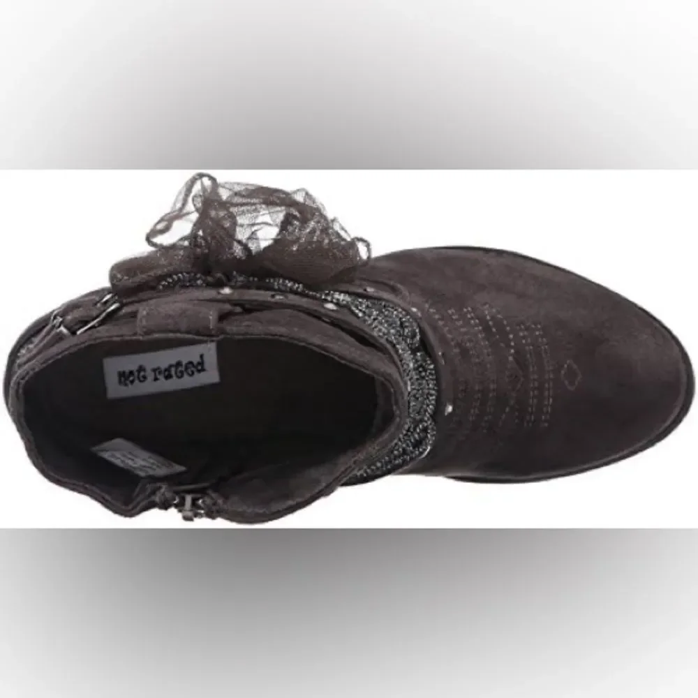 Not Rated Women's Midas Ankle Bootie Grey Sz 7.5 women - Picture 3 of 16